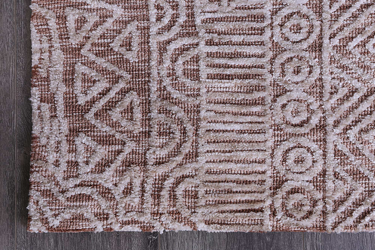 Rust Newburg Hand-Tufted Rug - Nova Rugs