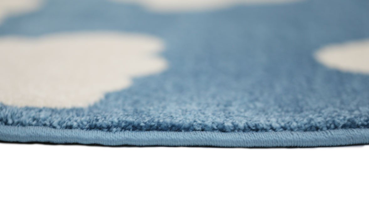 Sea Blue Piccolo Clouded Rug - Nova Rugs