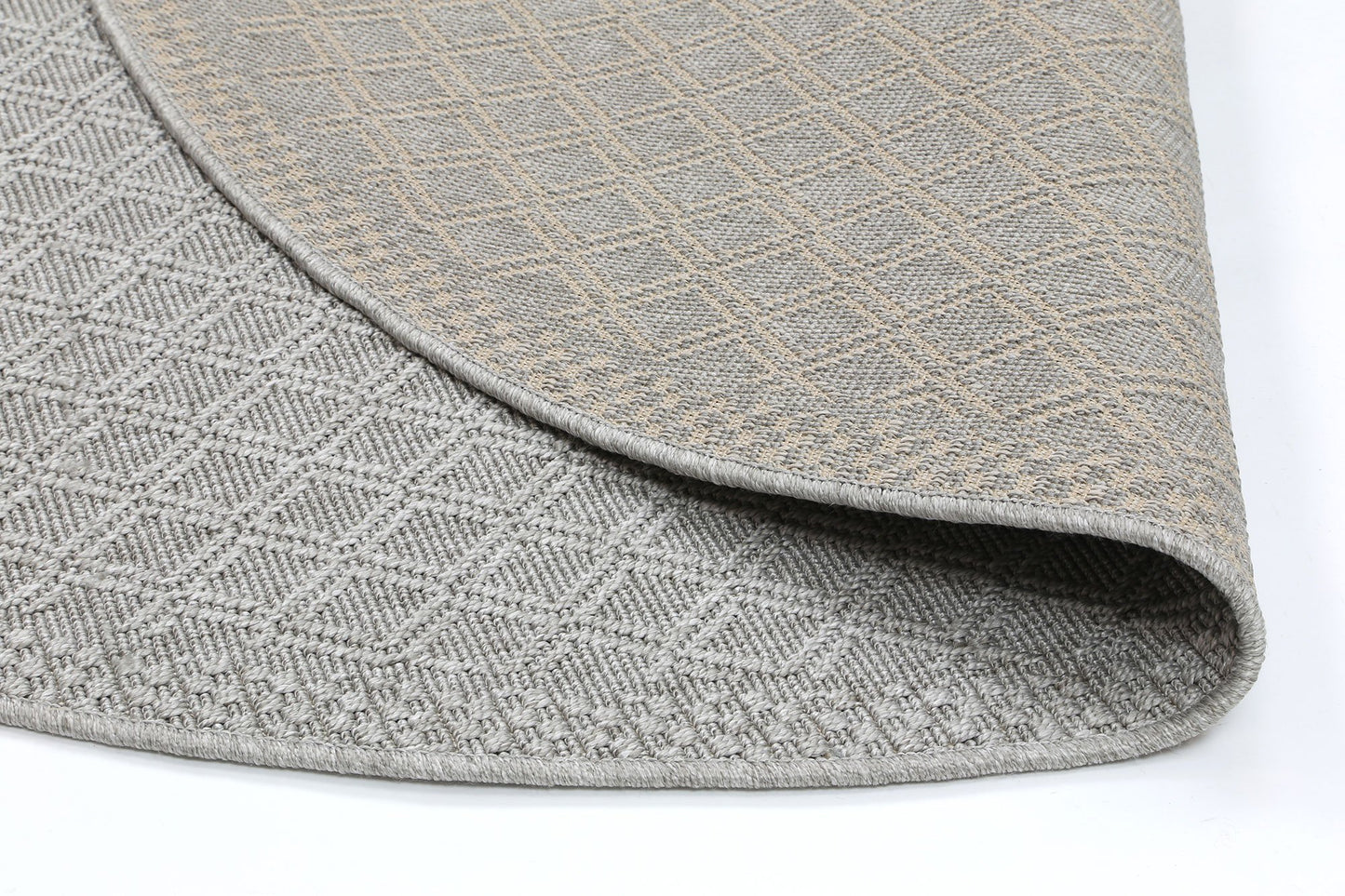 Silver Sydney Varanda Diamond Rug - Nova Rugs