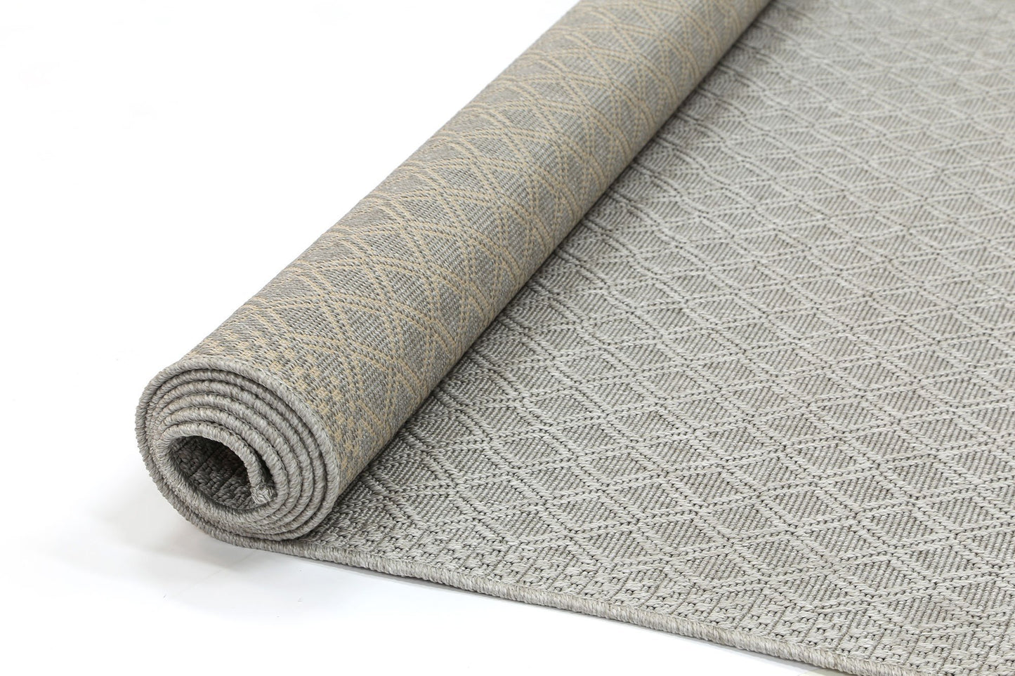 Silver Sydney Varanda Diamond Rug - Nova Rugs