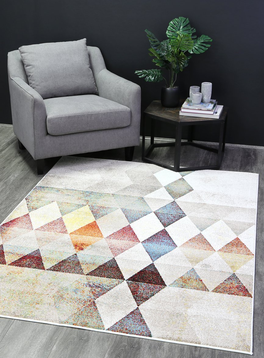 Tribal Diamond Power Loomed Rug - Nova Rugs