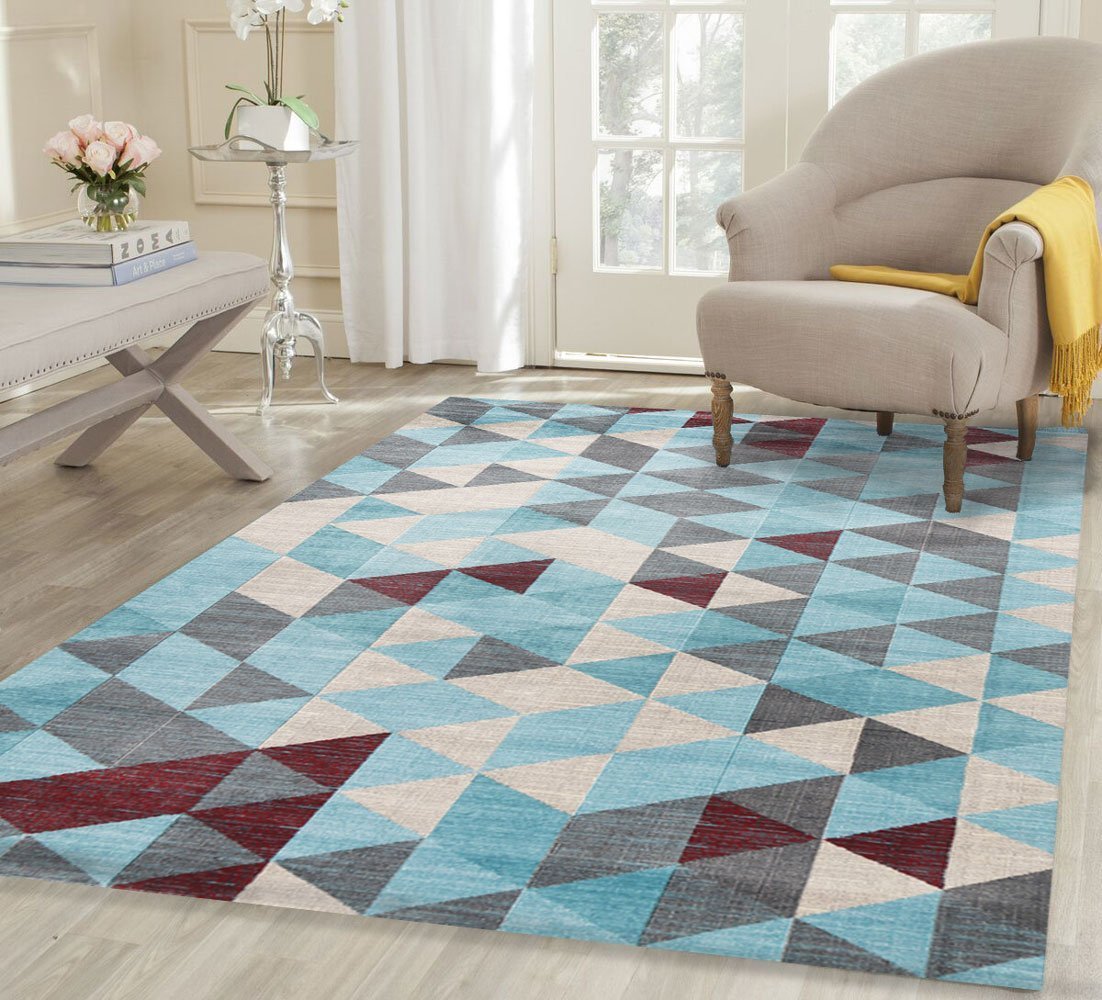 Turquoise Lapir Aqua Silk Rug - Nova Rugs