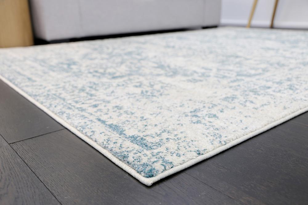 Turquoise Modern Notes Rug - Nova Rugs