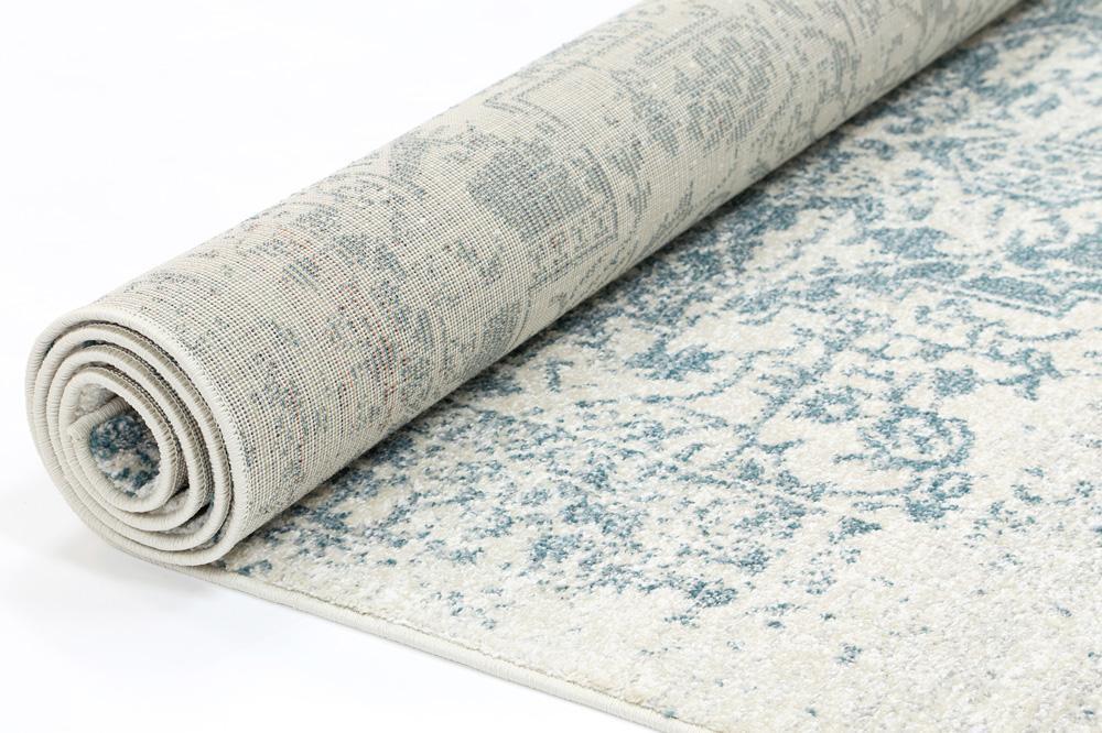 Turquoise Modern Notes Rug - Nova Rugs
