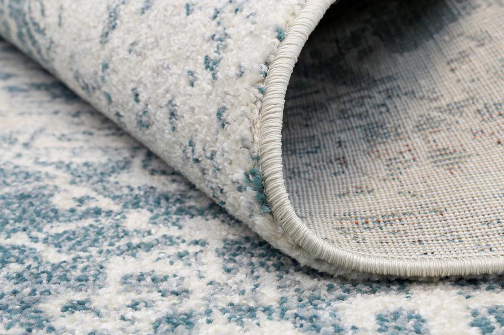 Turquoise Modern Notes Rug - Nova Rugs