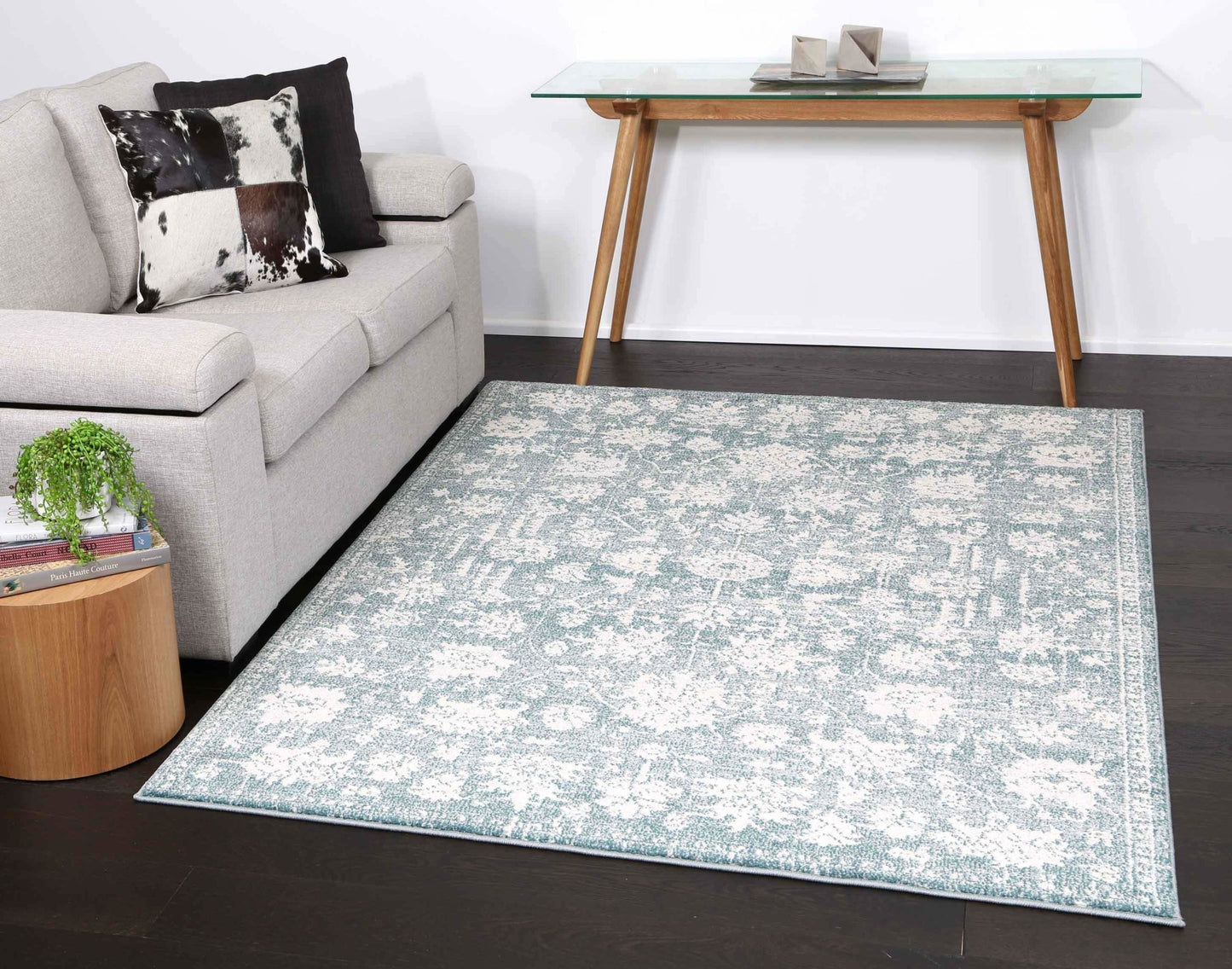 Turquoise Modern Ziegler Rug - Nova Rugs