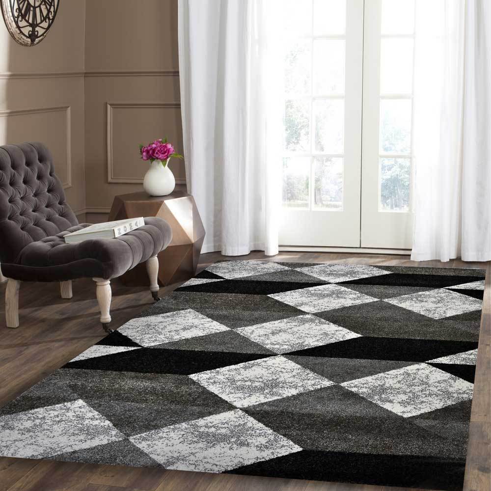 Tweed Modern Rug, Grey - Nova Rugs