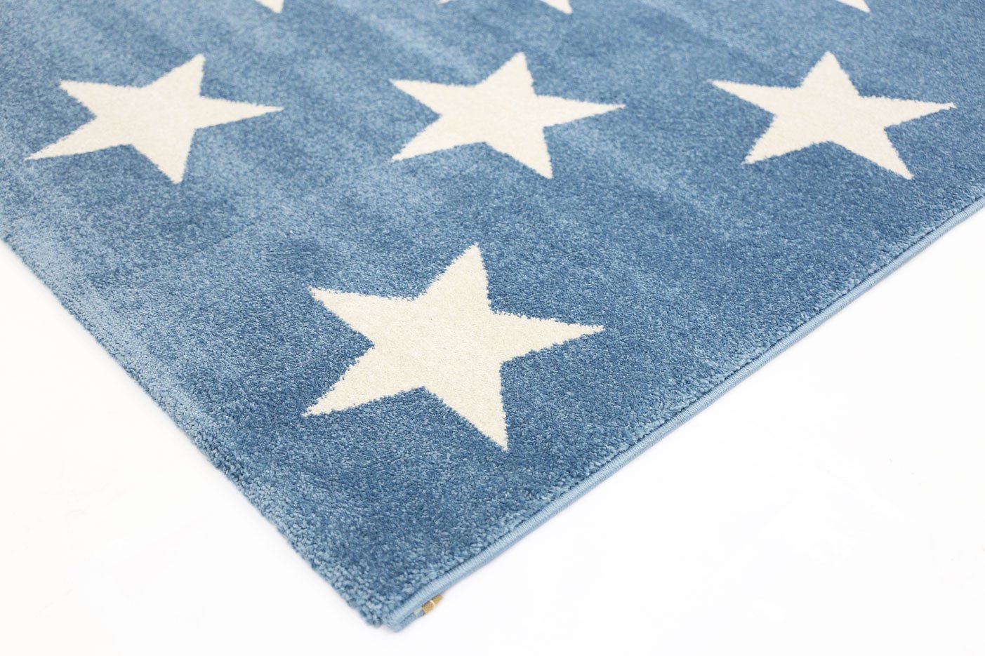 Twinkle Stars Kids' Rug, Blue - Nova Rugs