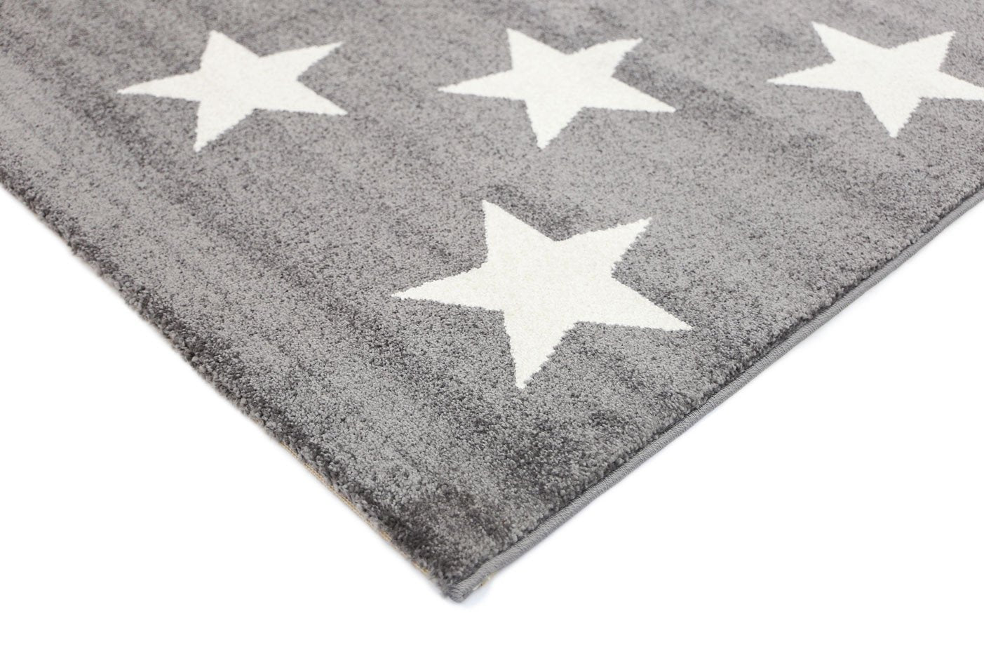 Twinkle Stars Kids' Rug, Charcoal - Nova Rugs