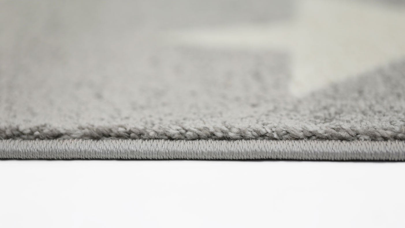 Twinkle Stars Kids' Rug, Grey - Nova Rugs