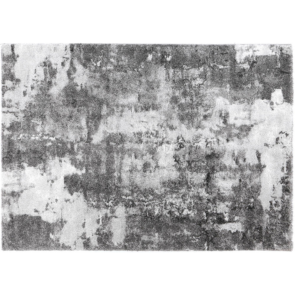 Yuzil White Grey Abstract Rug