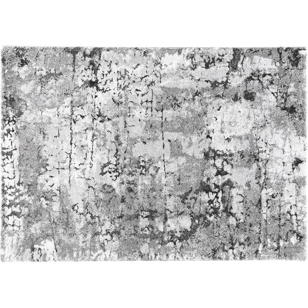 Yuzil Dark Grey Transitional Floral Rug