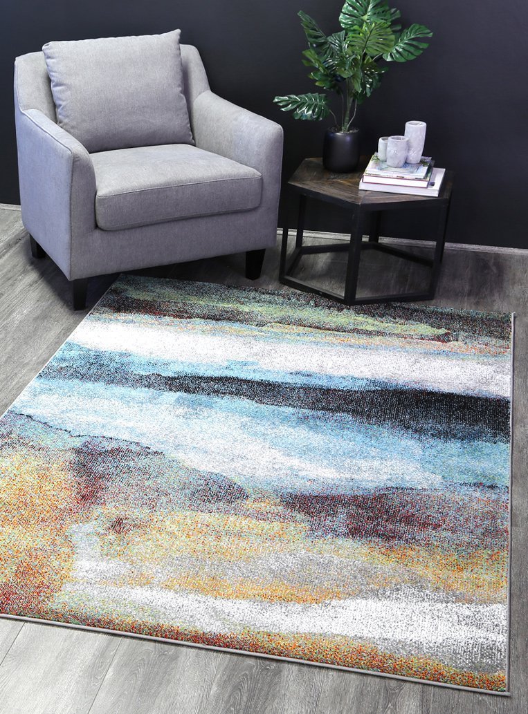 Water Colours Power Loomed Rug - Nova Rugs