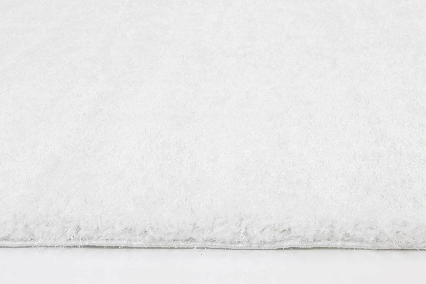 White Eden Soft Shag Rug - Nova Rugs
