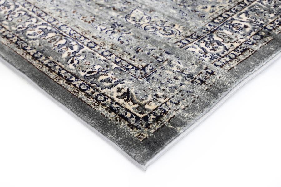 Yazmin Dark Grey Navy Rug - Nova Rugs