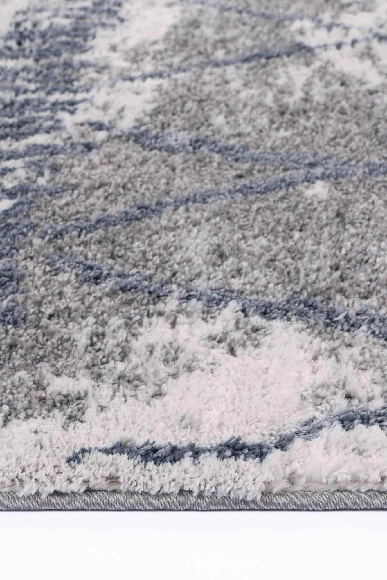 Yuzil Blue Abstract Rug - Nova Rugs
