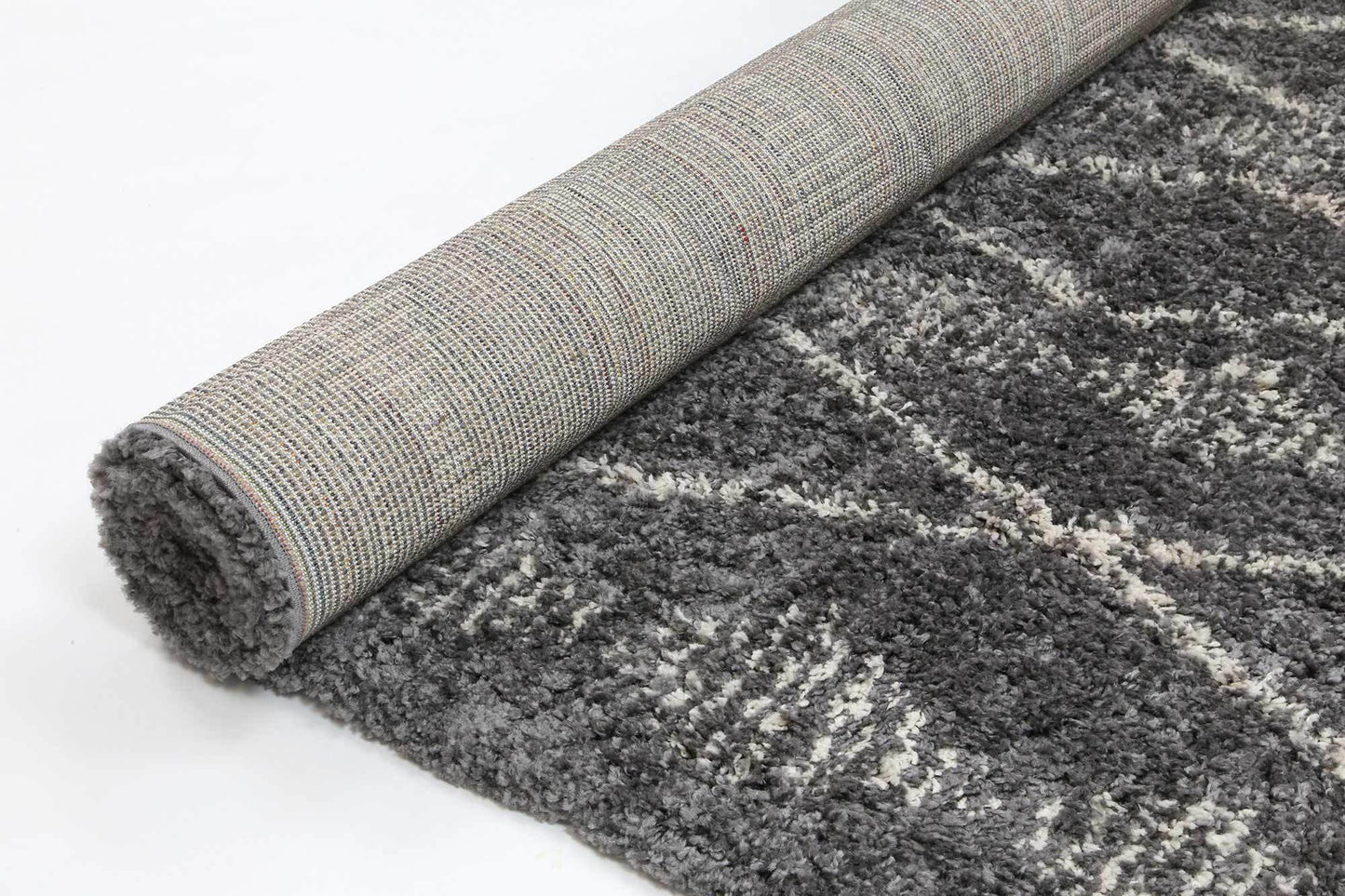 Zuriana Shag Rug, D. Grey - Nova Rugs