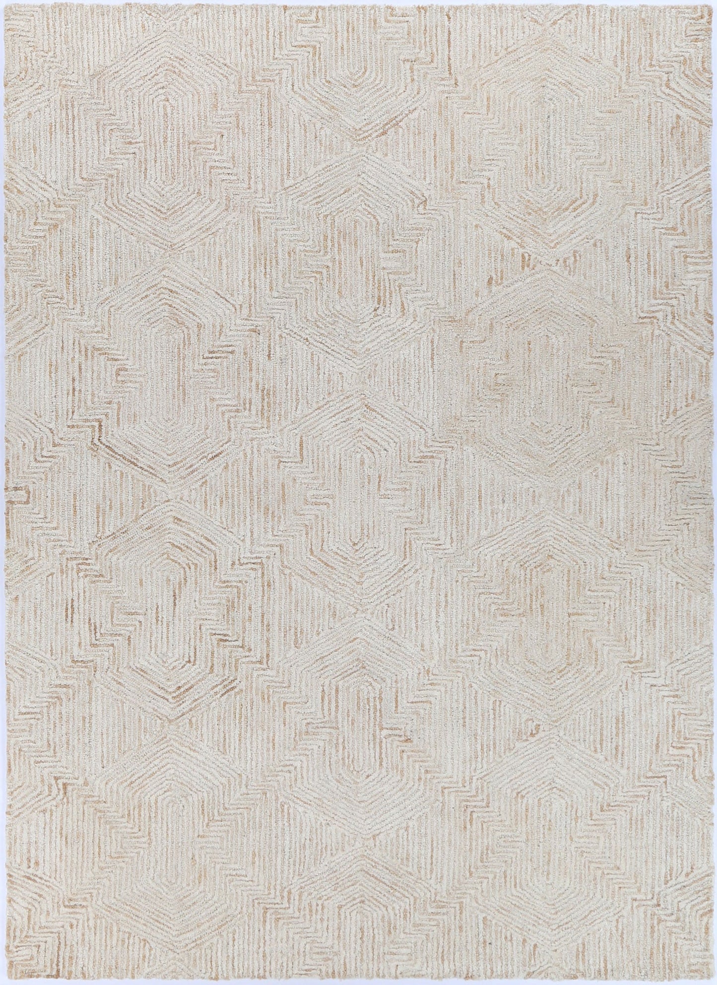 Posy Aquila 06C Beige Rug Wool Rug