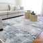 Bilbao Yara Geometric Blue & Grey Rug