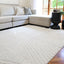 Bilbao Farah Geometric Ivory Rug