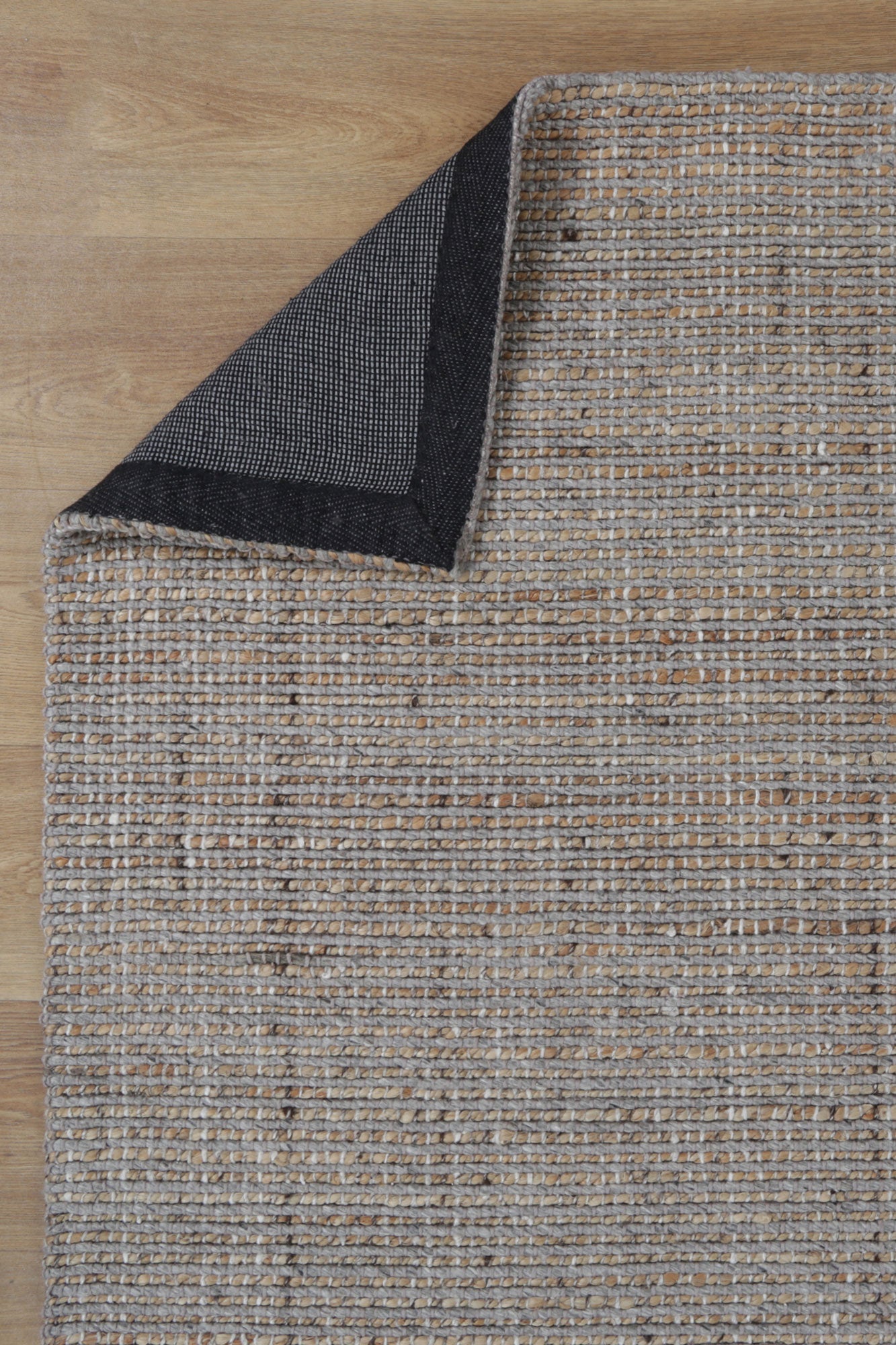 Dune Jute & Wool Light Grey Rug