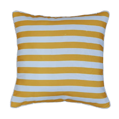 Florida Stripe Cushion Lemon 50 x 50cm