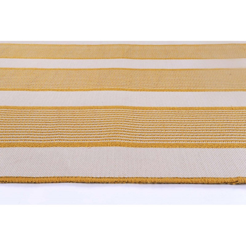 Miami Lemon Stripe Indoor Outdoor Rug