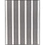 Miami Black Stripe Indoor Outdoor Rug