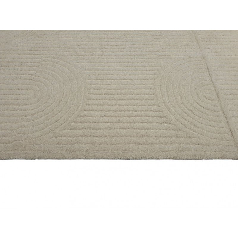 Zalia Halo Hand Tufted Rug Ivory