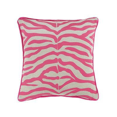 Zebra Cushion Pink 60x60cm