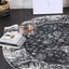 Navy Simone IX Round Rug