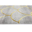 Alyssum Mann Modern Rug, 230x160cm, Grey / Gold / Fish Scale