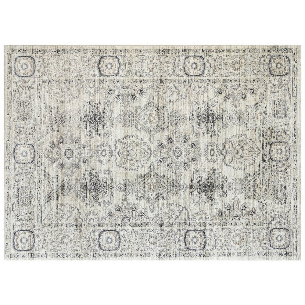 Old World Maysun Oriental Rug, 290x200cm, Cream