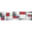 Red & Grey Elise Bricks Rug