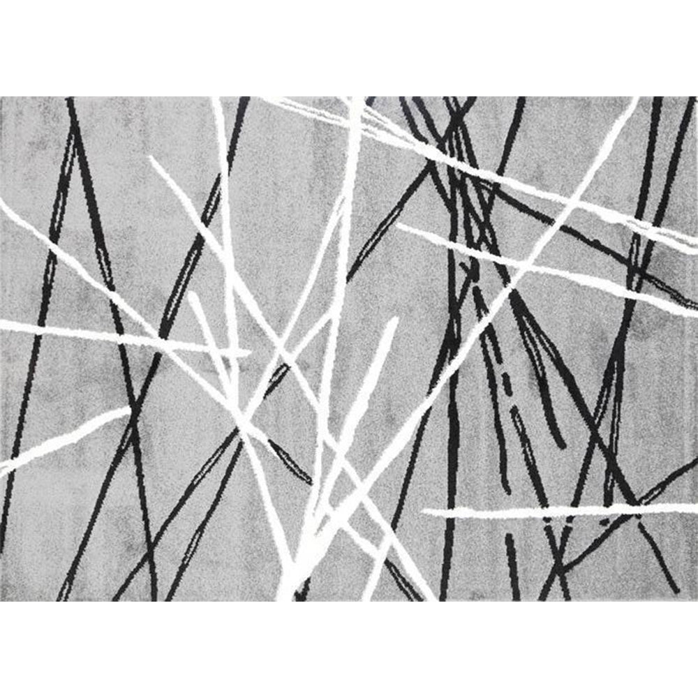 Grey Lines Pablo Abstract Rug