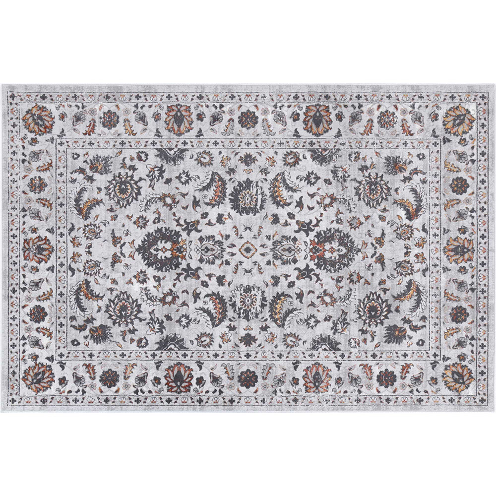 Isaiah Dark Grey Floral Rug