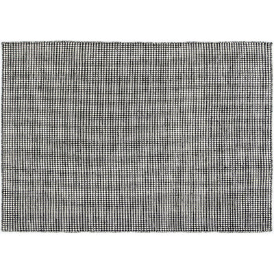 Scandi Charcoal Grey Reversible Wool Rug