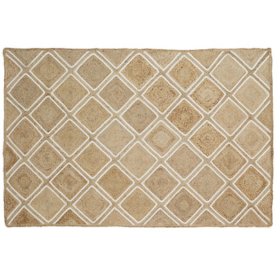 Natural  Parquetry Weave Artisan Contemporary Rug