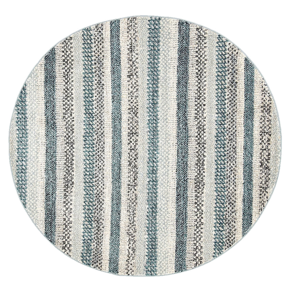 Blue Simone XII Round Rug