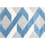 Blue & Grey Harry Abstract Contemporary Patterned Rug