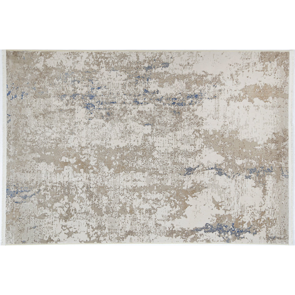 Beige Sand Abstract Rug