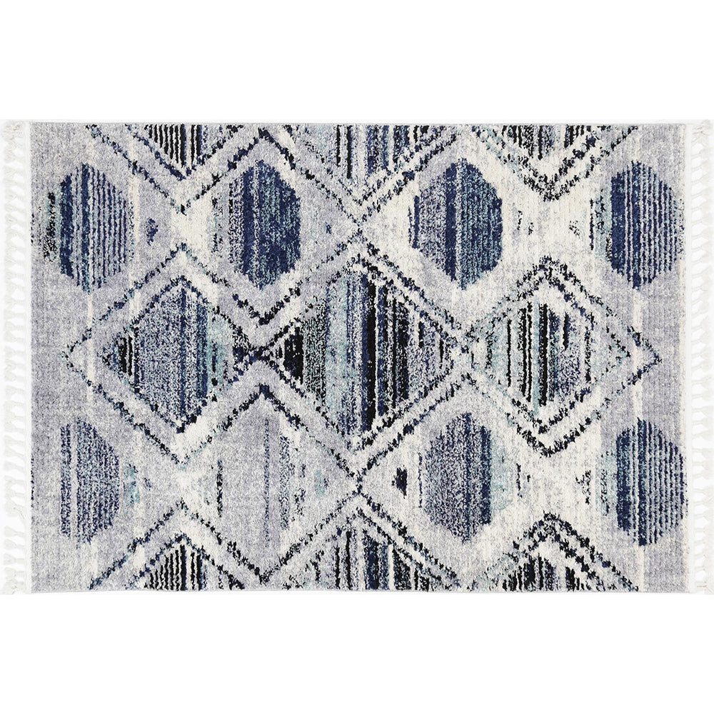 Blue Myk Diamond Rug