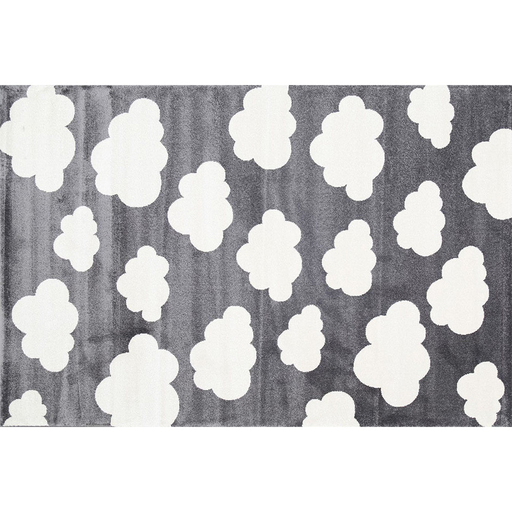 Black Piccolo Clouded Rug