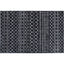 Black & Light Grey Bergen Reis Power Loomed Rug