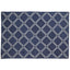 Navy  Parquetry Weave Artisan Contemporary Rug