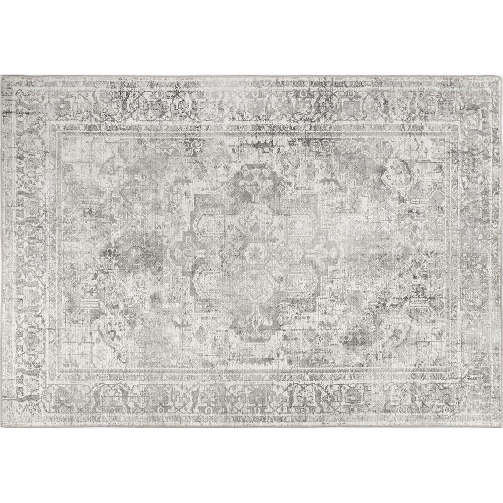 Distressed Vintage Chilaz Grey Rug