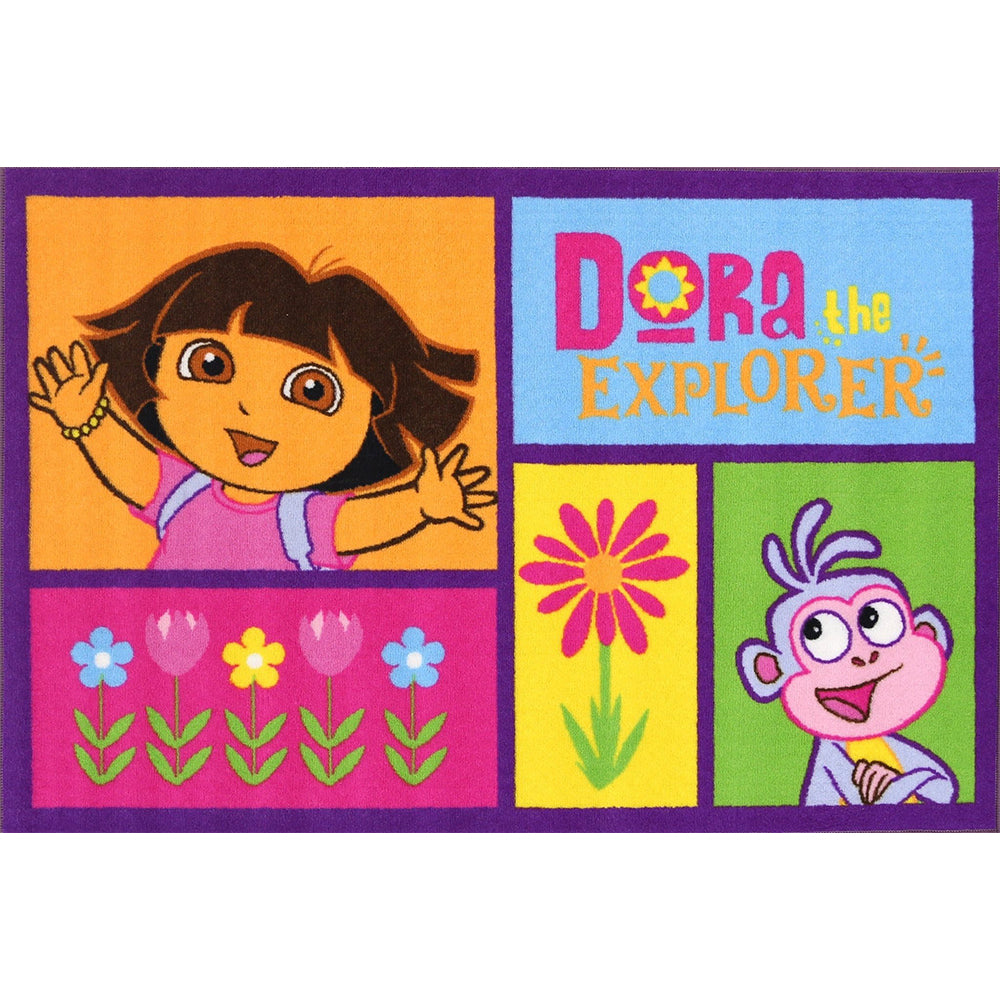 Dora the Explorer Garden Kids Rug