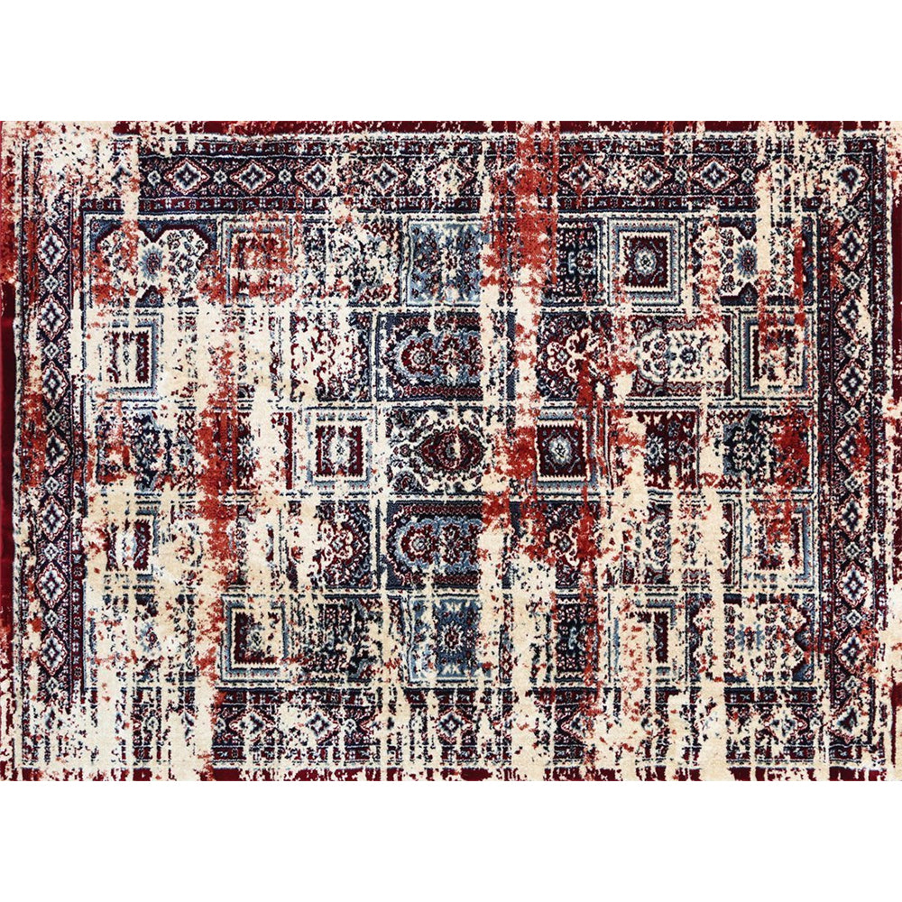 Expression Multi Colour Distressed Traditional Vintage Seasons Persian Rug