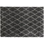 Charcoal Grey Diamond Power Loomed Rug