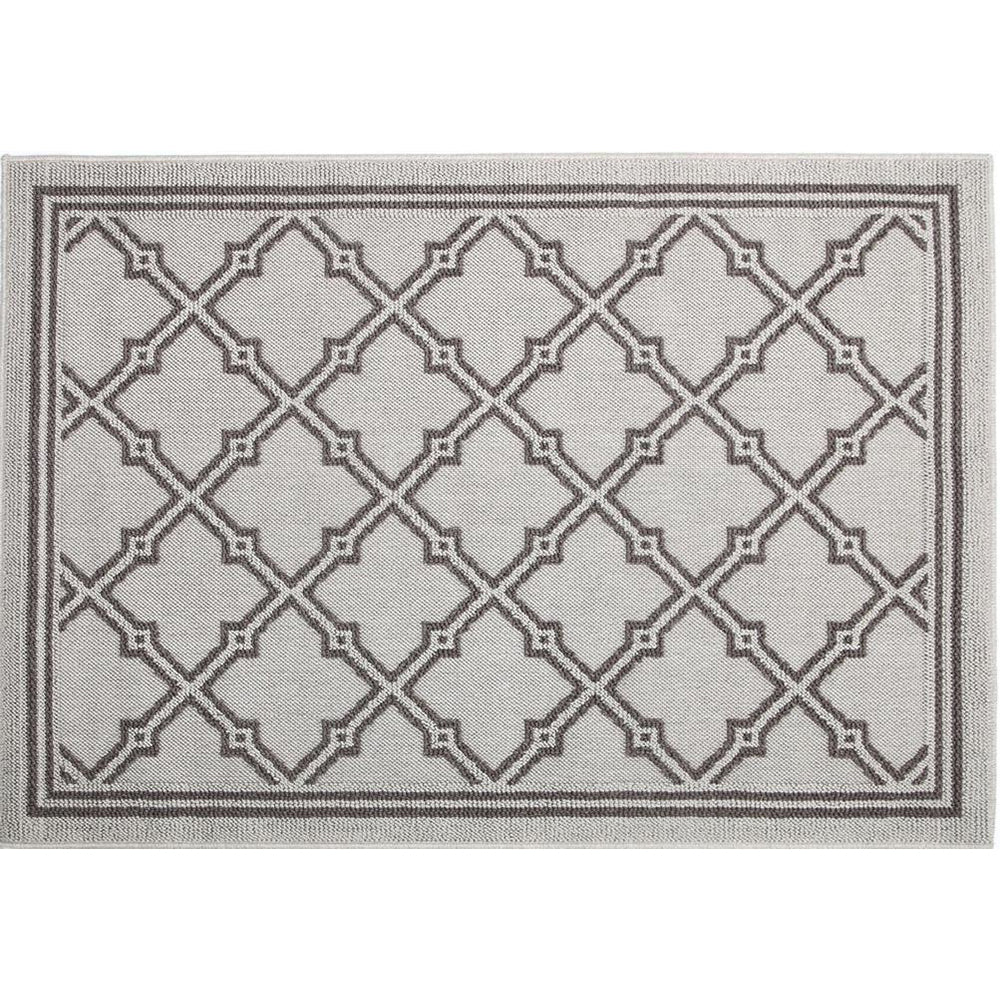 Ubaid Grey Hawaii Flat Woven Rug